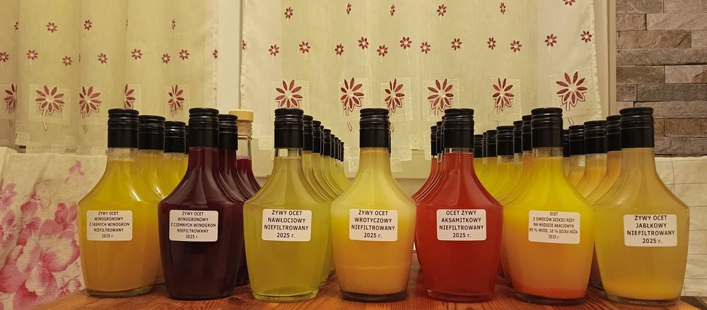 Żywy ocet aksamitkowy. 250 ml.