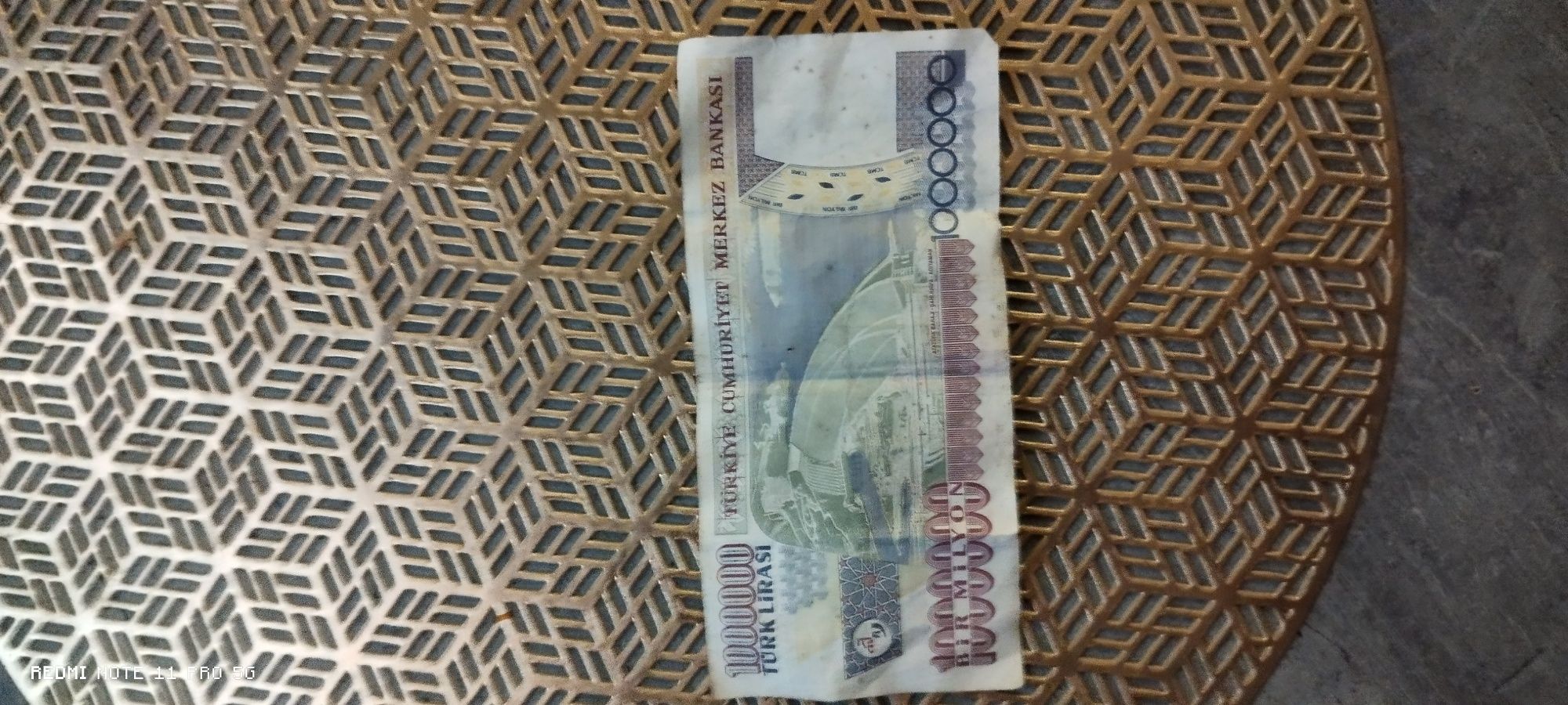 1milon LIR TURECKI rok 1970