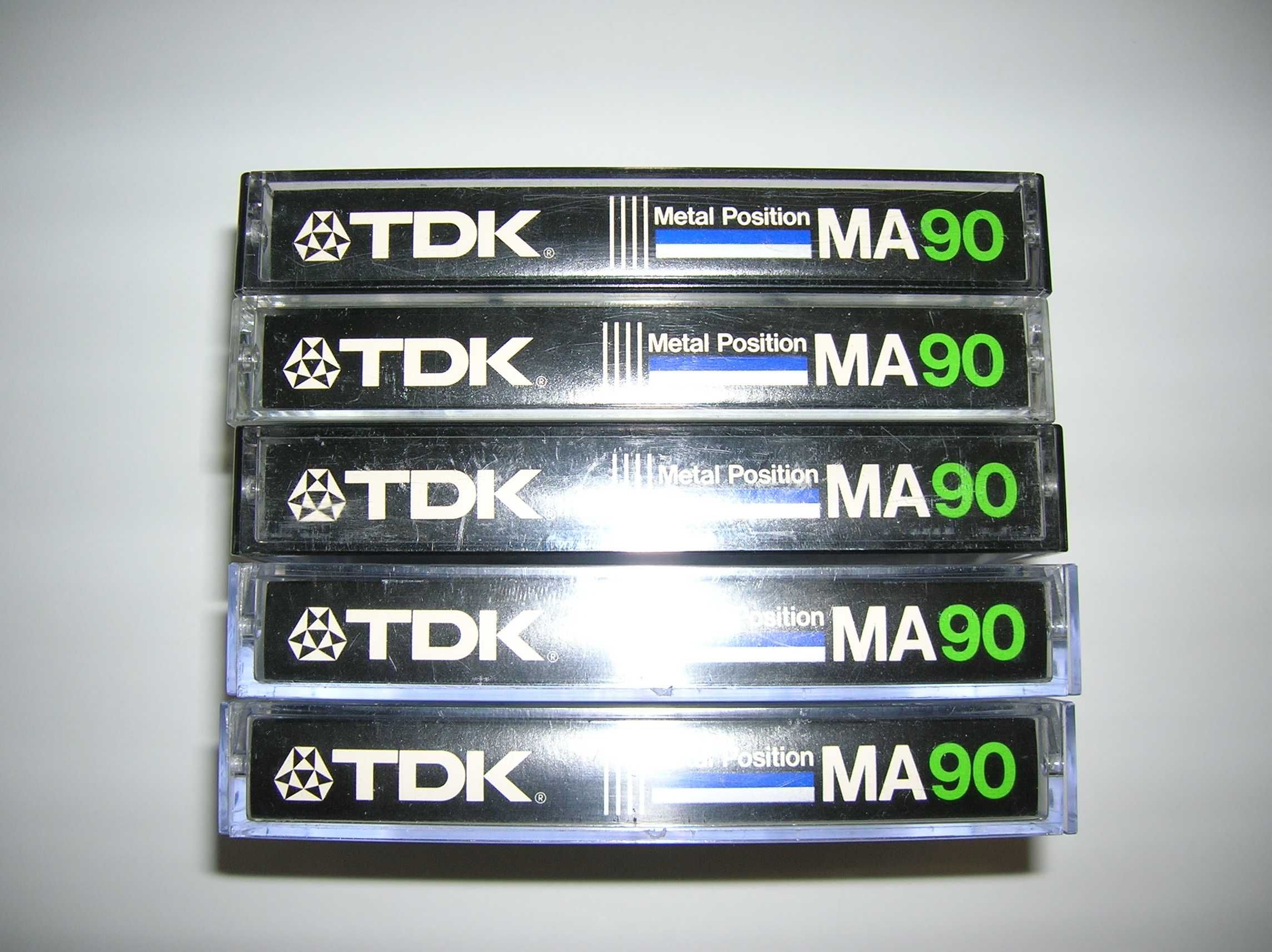 Magnetofonowe kasety TDK MA 90 typ IV metal