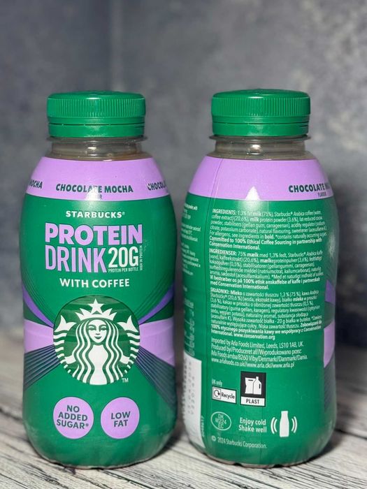 Протеїновий напій кава латте Starbucks шоколад мока 330мл