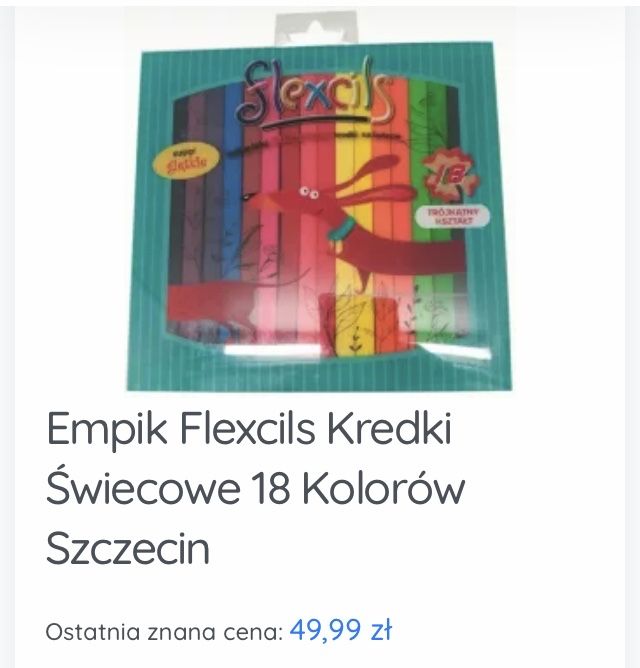 Kredki świecowe giętkie