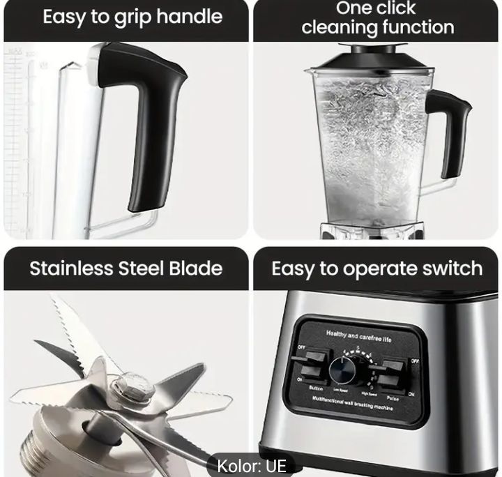 Blender elektryczny 2,5 l  . 6000W. Wielofunkcyjny mikser