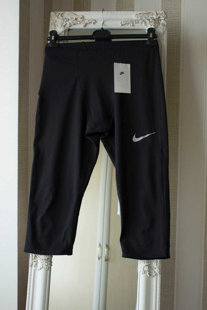 Мужские компрессионные шорты nike power running 3/4 оригинал new !