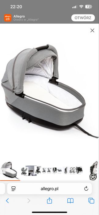 Espiro Next Avenue 2w1 limited edition wozek dzieciecy Grey akcesoria