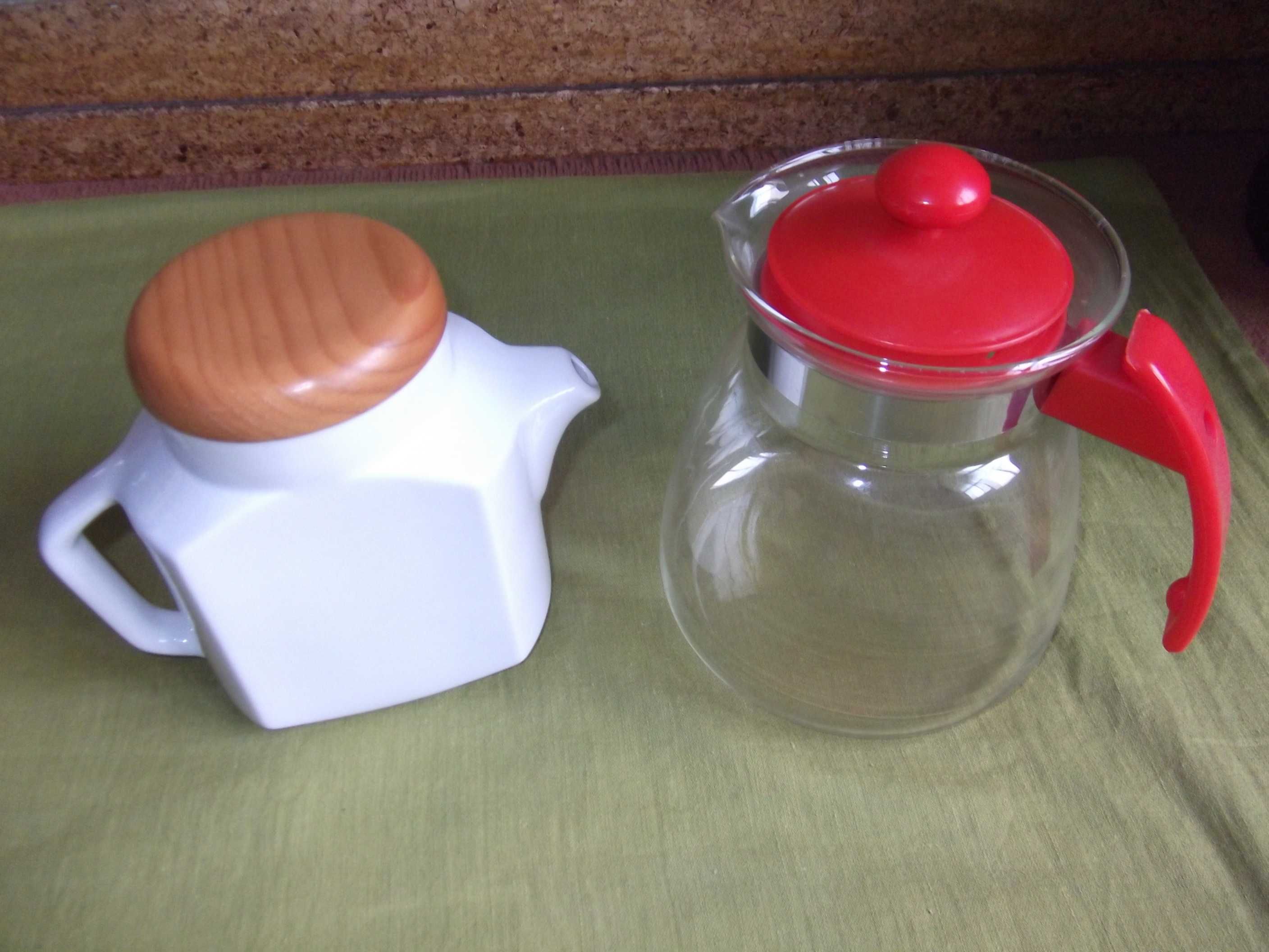 Bules cafeteiras porcelana e vidro / Porcelain glass tea & coffee pots