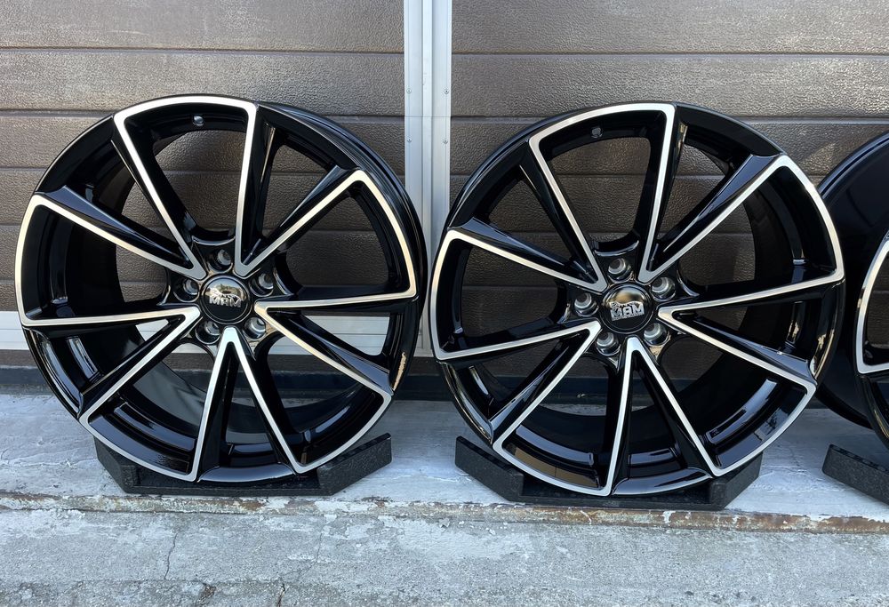 4x felgi aluminiowe 5x112 r20 et45 8,5J Alufelgi Czarne (Mercedes Audi