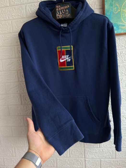 Худі Nike SB cort logo рM на флісі тепла кофта