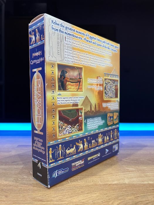 Pharaoh Gold + Cleopatra (PC EN 2000) BIG BOX angielskie wydanie