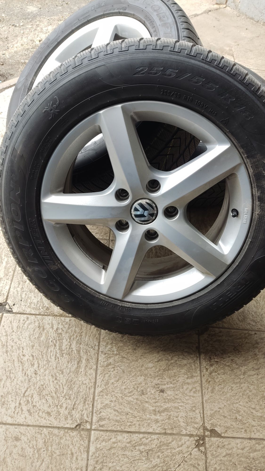 Opony z felgami VW touareg Pirelli zimowe