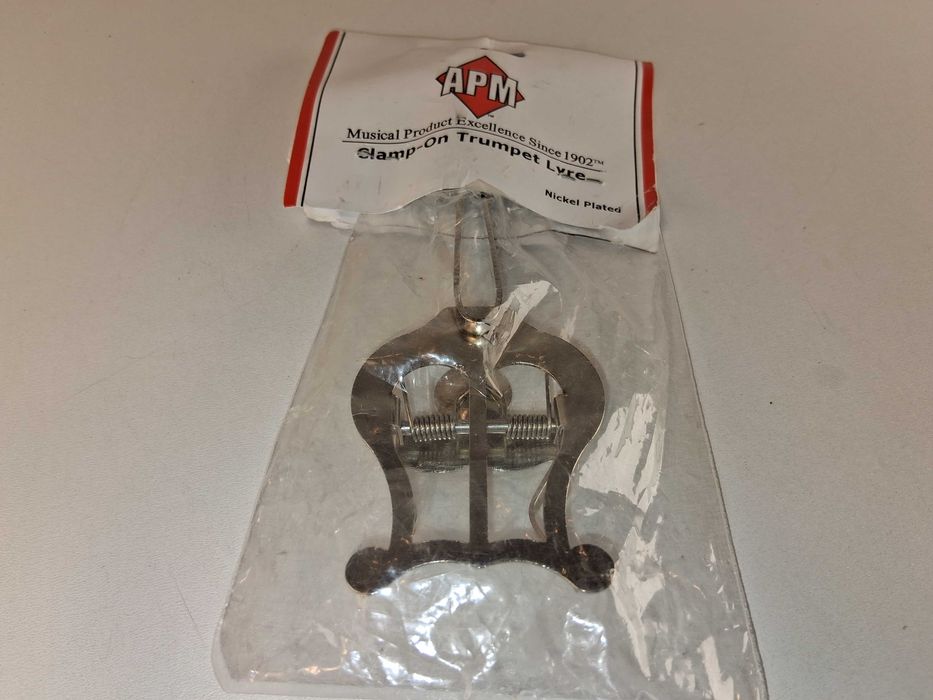 C077 Lira Nutowa APM Do Trąbki #502N Niklowana Clamp-On USA