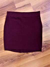 Spódnica damska rozmiar S H&M bordowa