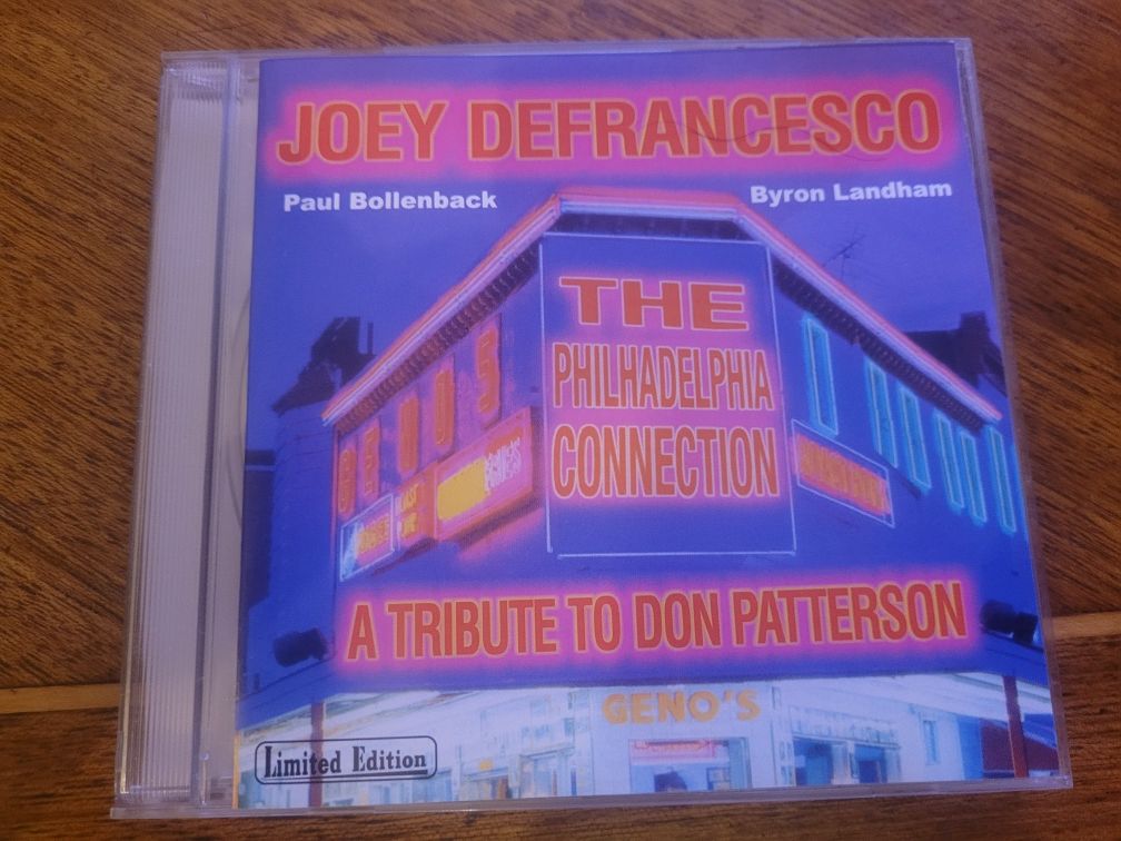 CD Joey DeFrancesco The Philadelphia Connection Tribute to D.Patterson