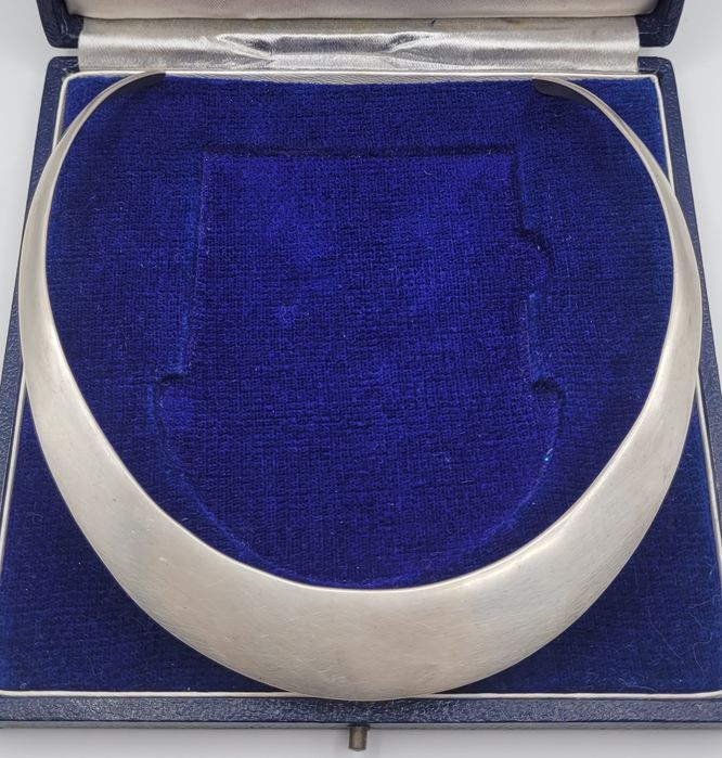 Srebrna obroża na szyję 57 gram MEXICO