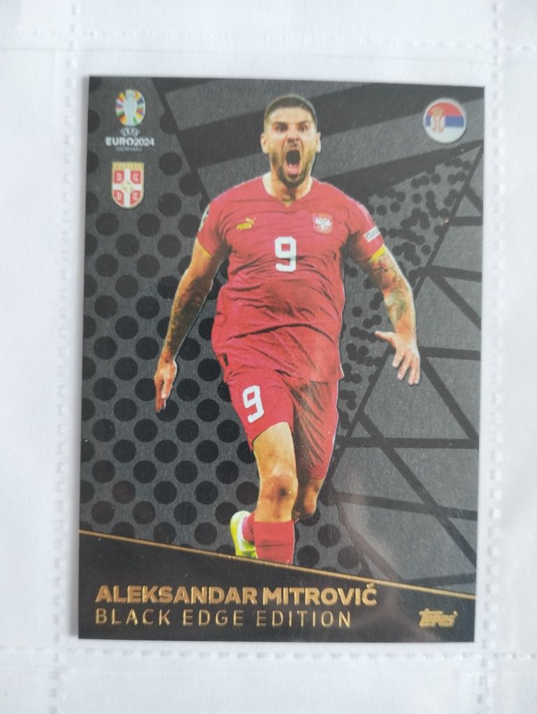 EURO MATCH ATTAX - Black Edge (Perisic, Mitrovic)