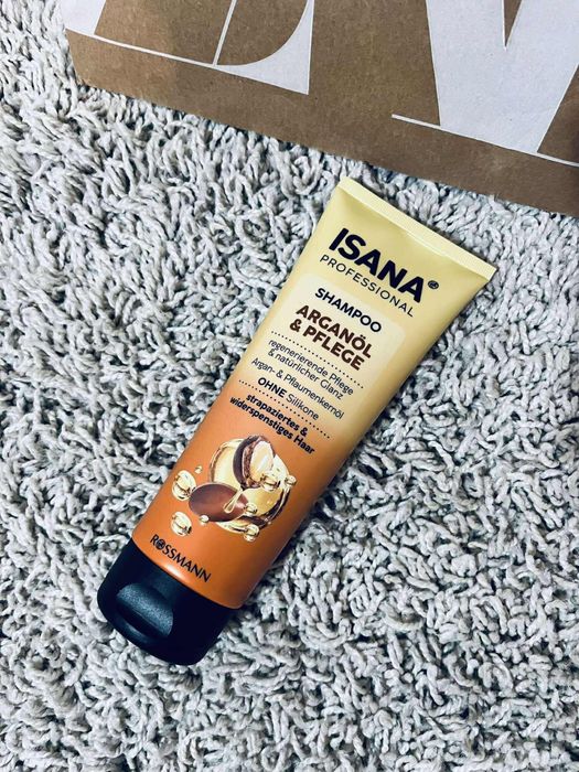 Szampon isana olejek arganowy pielęgnacja włosów