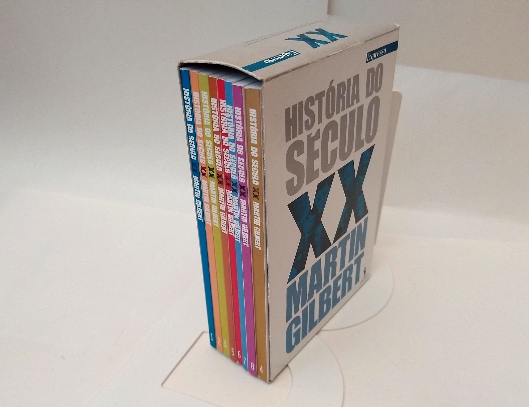 "História do Século XX" de Martin Gilbert - 8 Livros - Edição Expresso