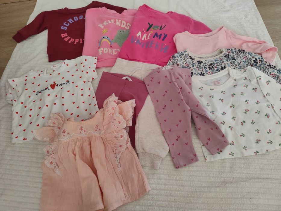 Pack 3 Roupa Bebé Menina 03-06m (24 peças)