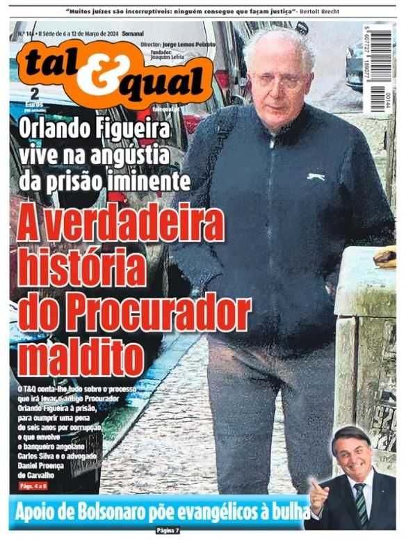 8 Jornais Tal & Qual de 2024 NOVOS (lote 2)