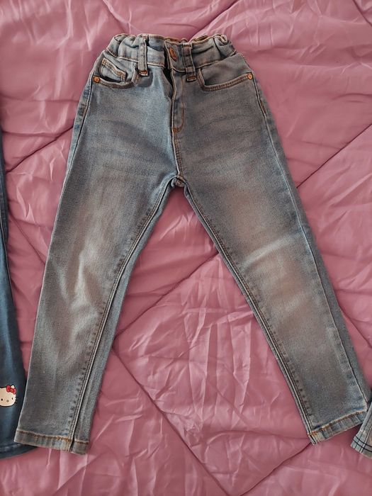 Jeans de menina tamanho 3/4