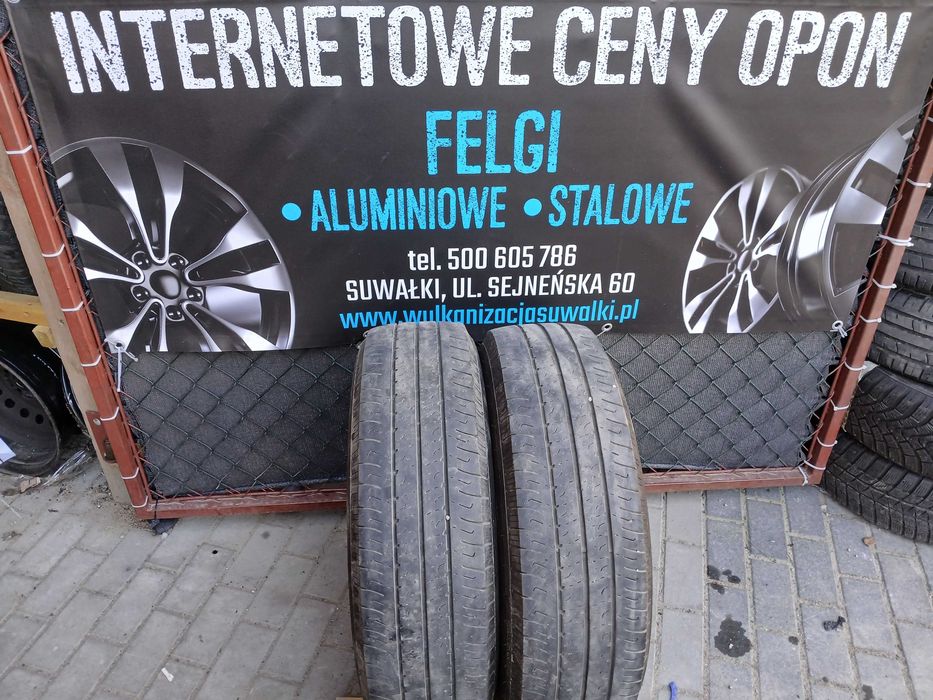 2x używane opony letnie 225/75 R16C Sava Gwarancja Montaż