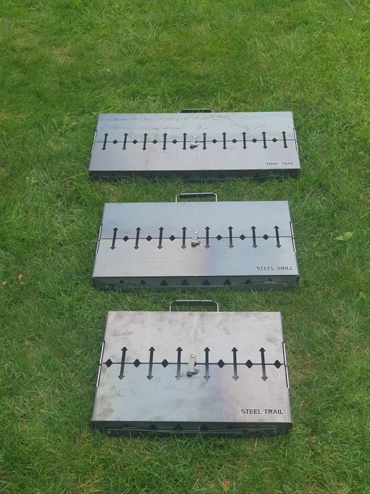 Grill Mangal składany - walizka 3 rozmiary - Solidny stal 2mm
