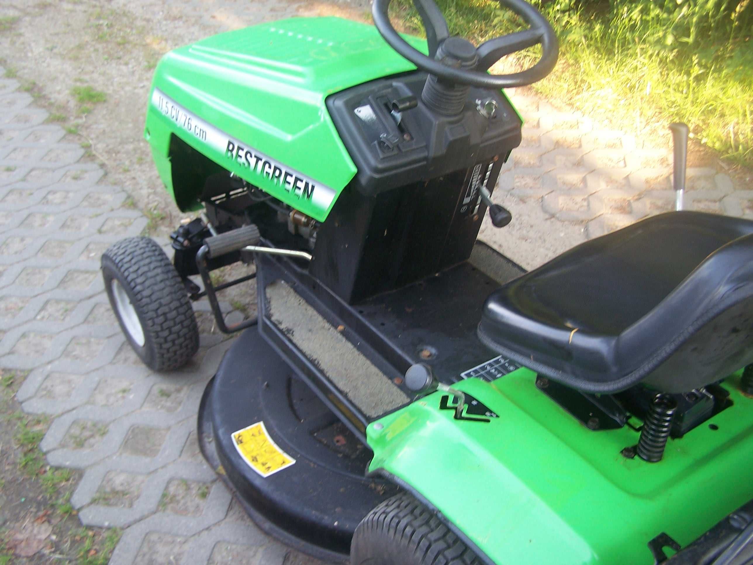 Traktorek Bestgreen,TEC 13KM,skrzynia manual,kosz,szer 76cm,sprawny