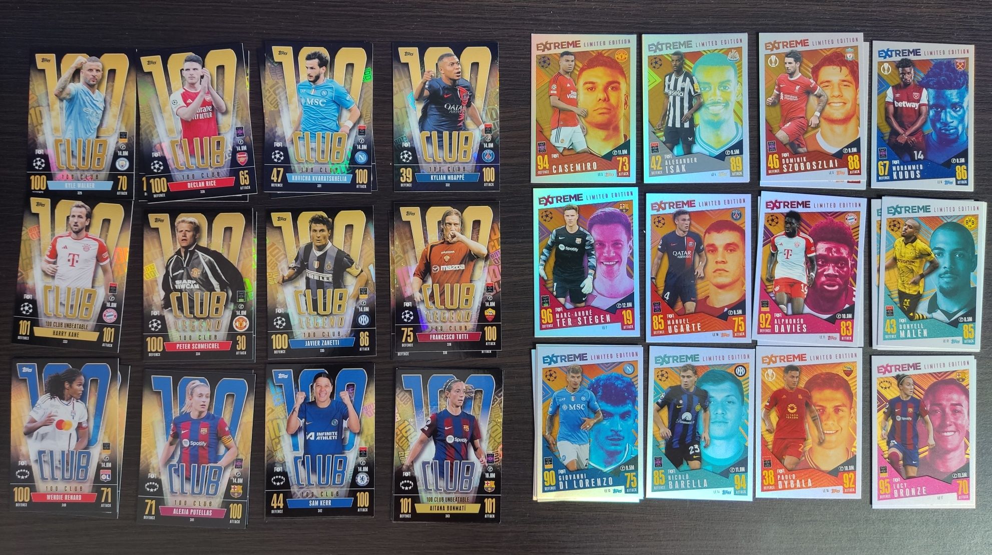 Karty Club 100 Limited Edition Match Attax Extra