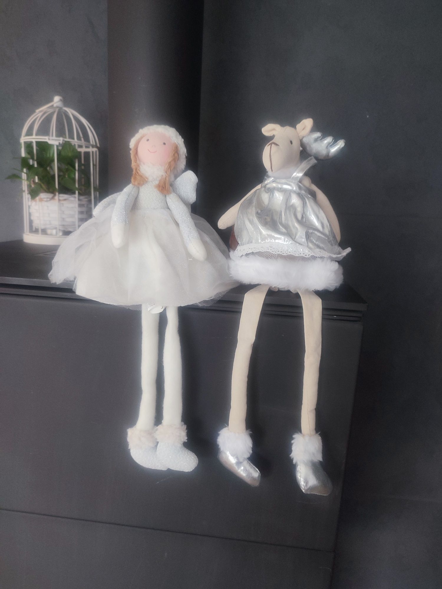 Home&you lalki figurki świąteczne aniołek renifer boże narodzenie skrz