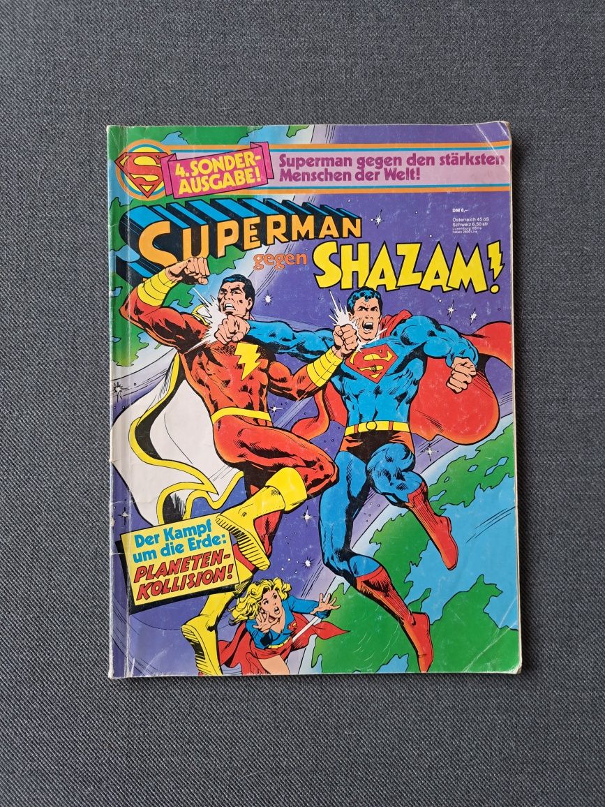 Komiks Superman gegen Shazam 1979 r.