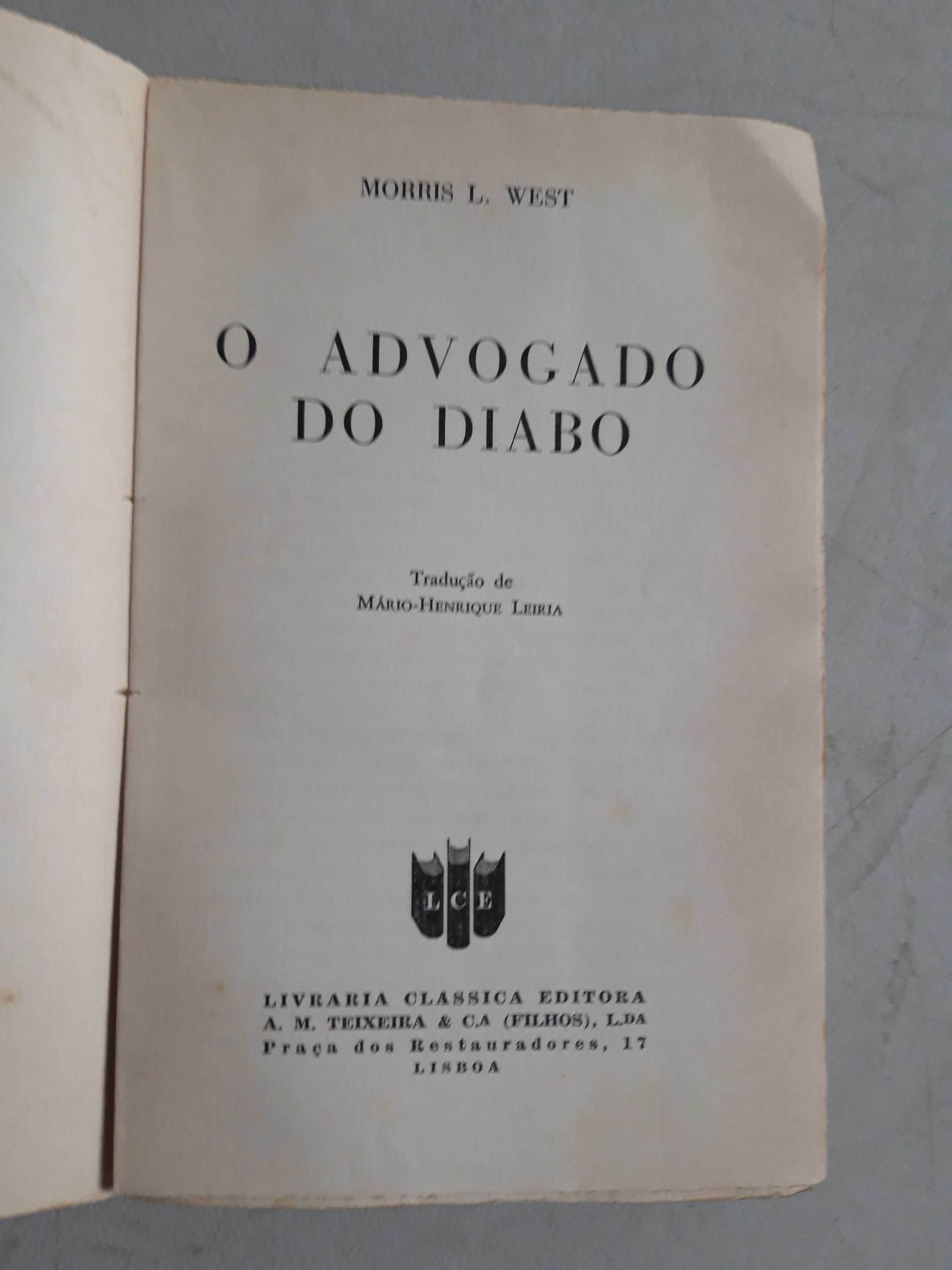 Livro PA-5 - Morris West - O Advogado do Diabo