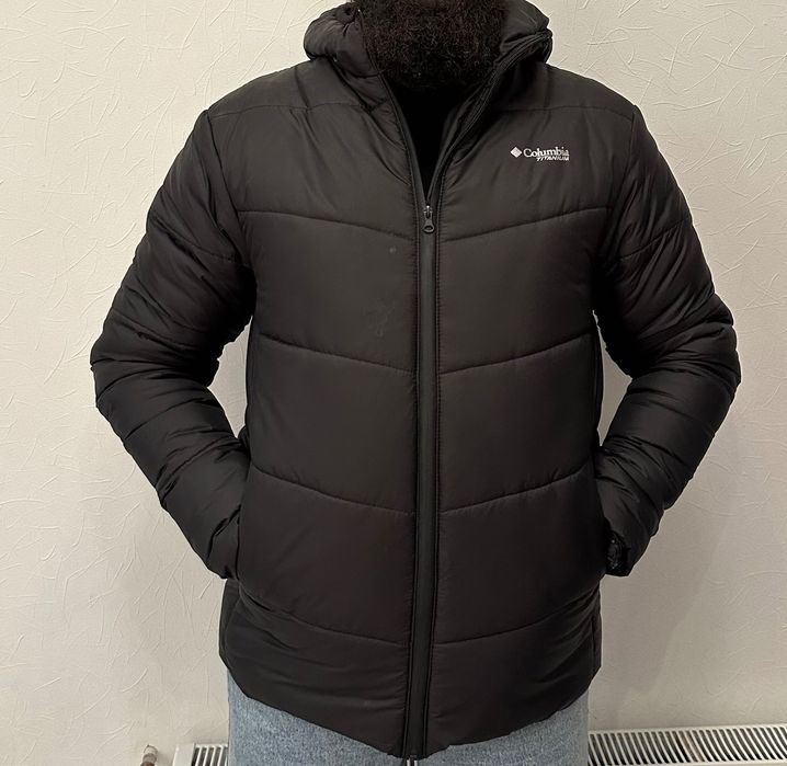 Чоловіча зимова куртка з технологією omni-heat на підкладці