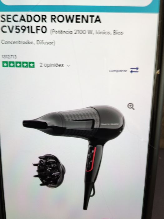 Excelente secador de cabelo