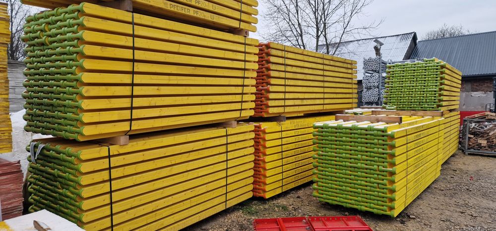Podpory budowlane włoskie 3,6m dzwigary stemple doki podpora sztyce