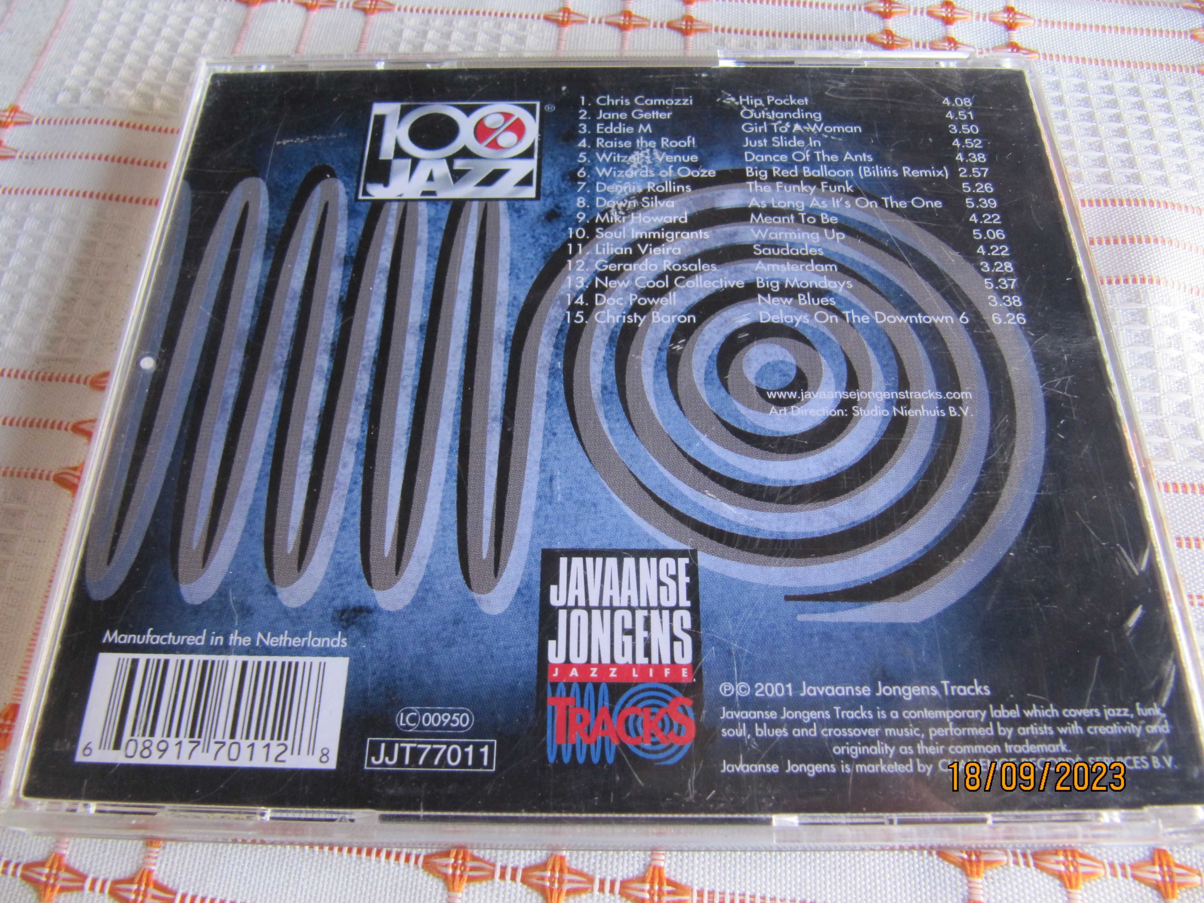 CD - 100% Jazz - Volume 2 - 2001