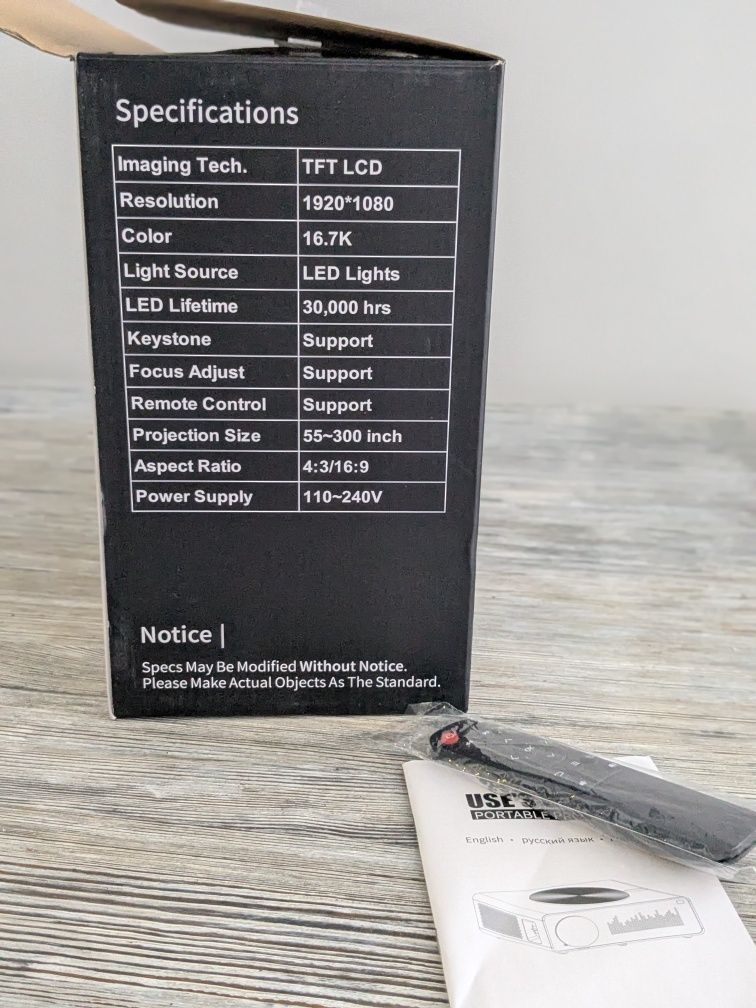 Проектор TouYinger Q9 (bluetooth version)