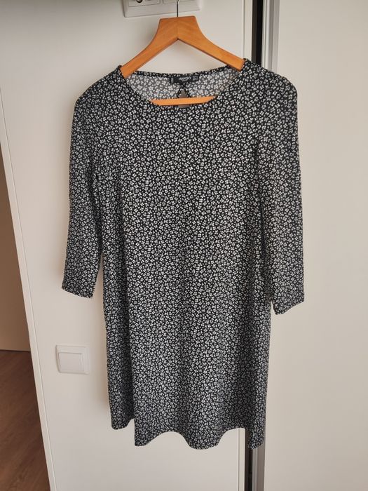 Vestido mango padrão floral