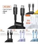 Кабель швидка зарядка USB Type C Lightning PD QC Essager Toocki Baseus