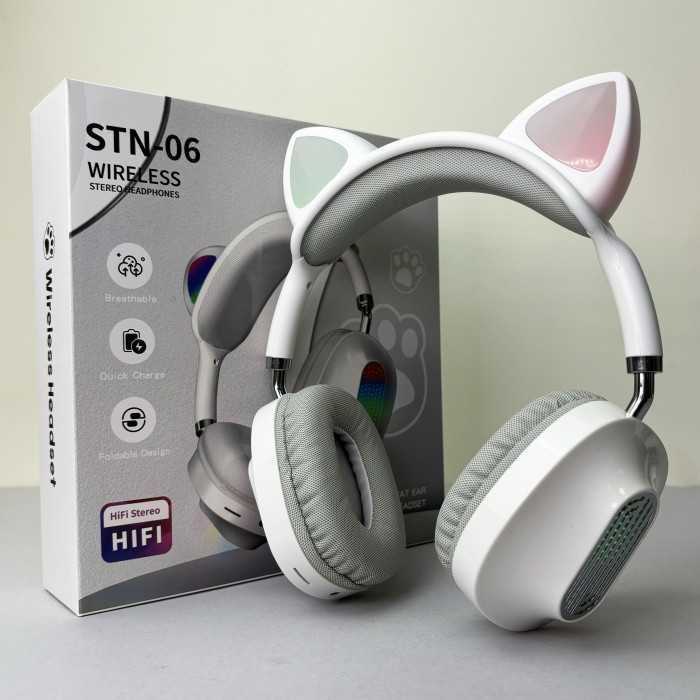 Бездротові навушники Cat Ear RGB STN06