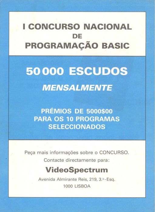nº1, 2 e 3 da Revista Informática VideoSpectrum (anos 80)