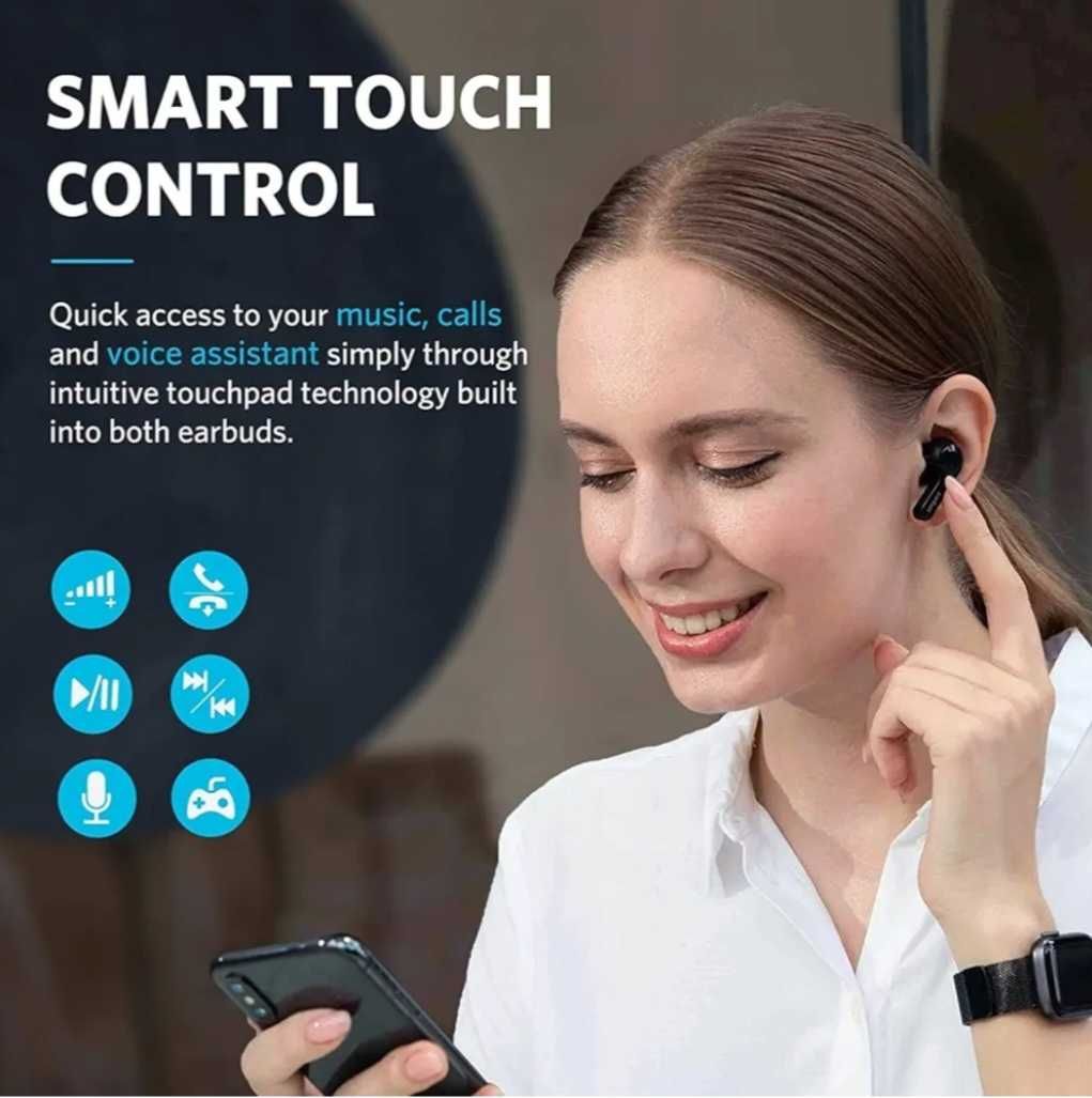 Słuchawki douszne bezprzewodowe bluetooth 5.0 EarFun Air TW200 black