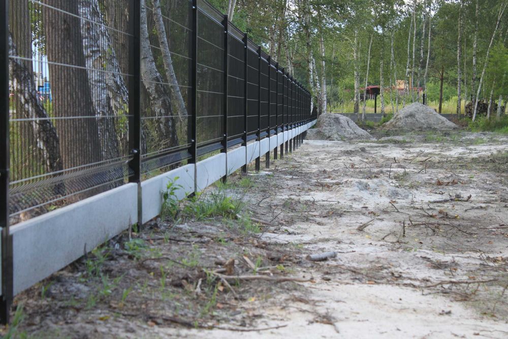 Ogrodzenia Panelowe 123 cm Grafit Sprzedaż Montaż Transport HDS