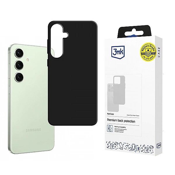 Etui 3mk Matt Case na Samsung Galaxy S24 FE - czarne