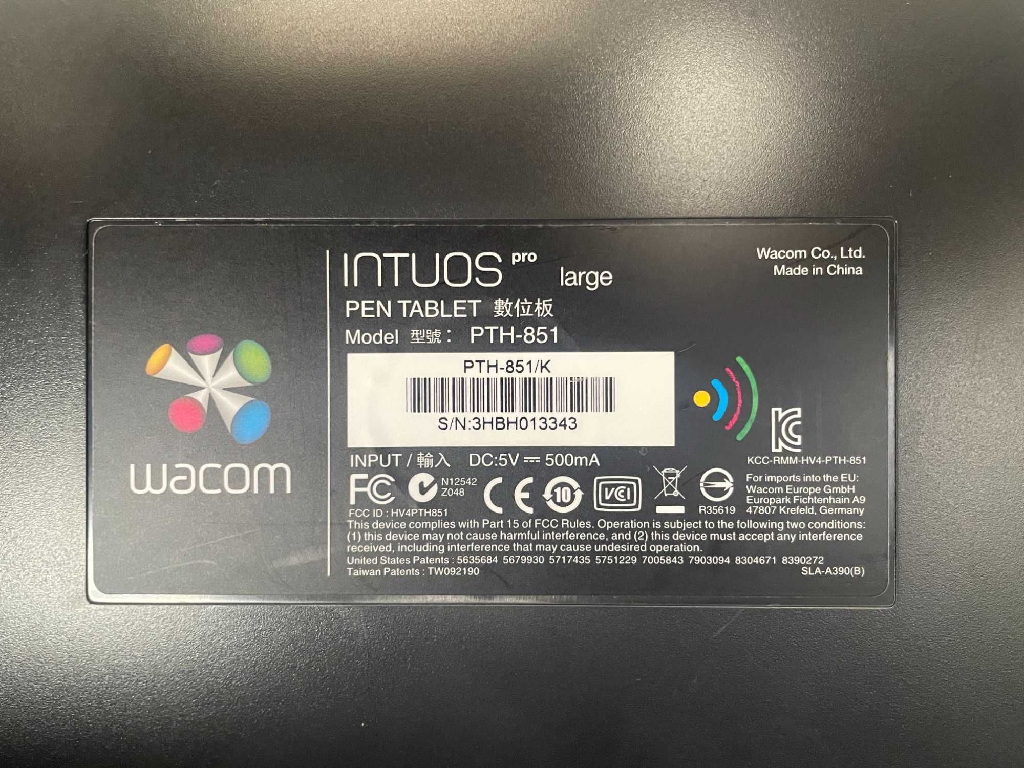 Wacom Intuos Pro Large PTH-851 + Caneta + Pontas