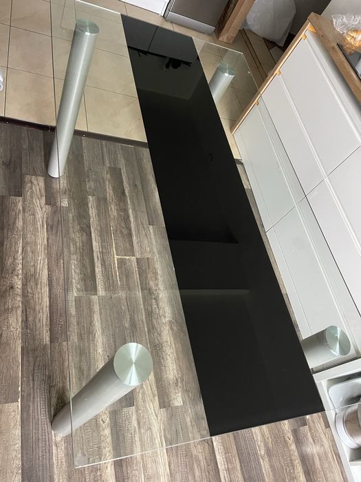 Stół kuchenny szklany