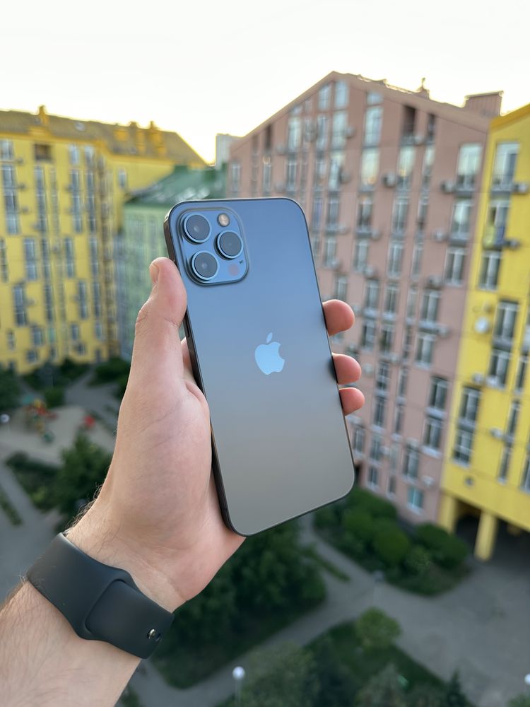 96% Аккум Идеал iPhone 12 Pro Max 128Gb Pacific Blue Айфон про мах