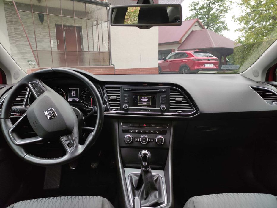 Seat Leon 3 1.6 TDI 1 właściciel w PL, Hak, grzane fotele, 2kpl kół,