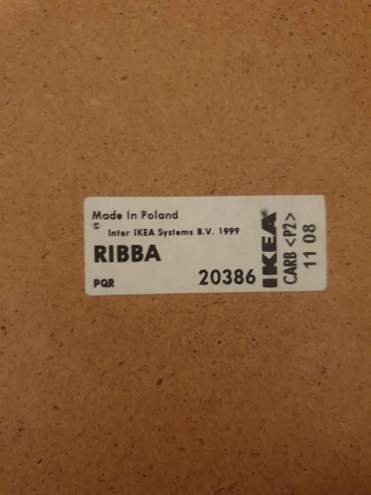 Ikea Ribba szklana ramka srebrna na trzy zdjęcia 23x50cm