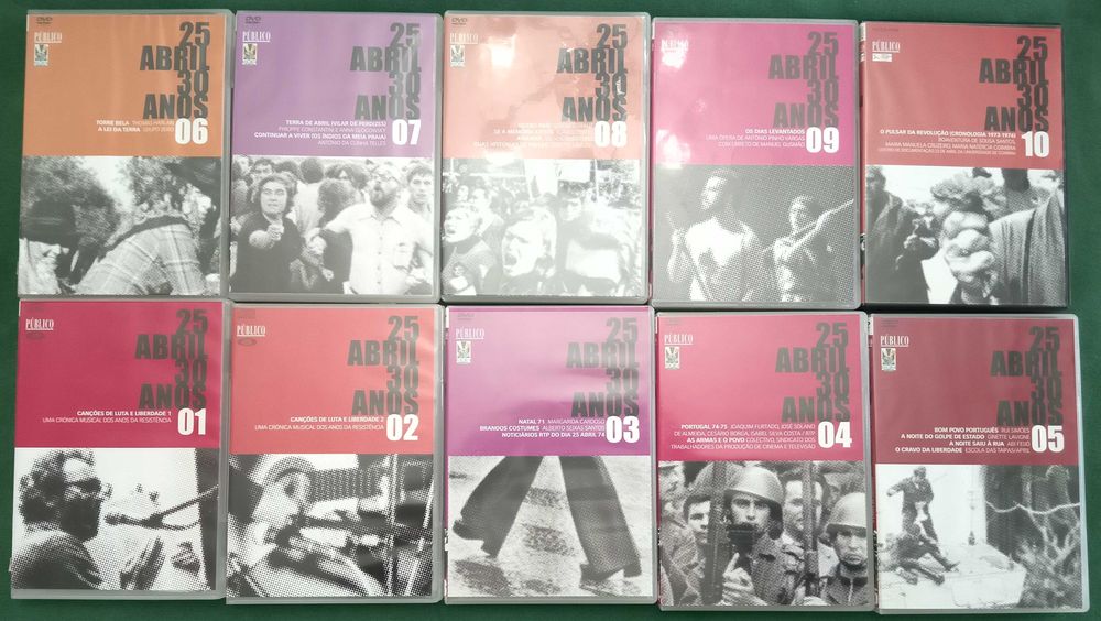 25 de Abril - 30 Anos - Colecção do Jornal Público				- - - - -	11 DVD