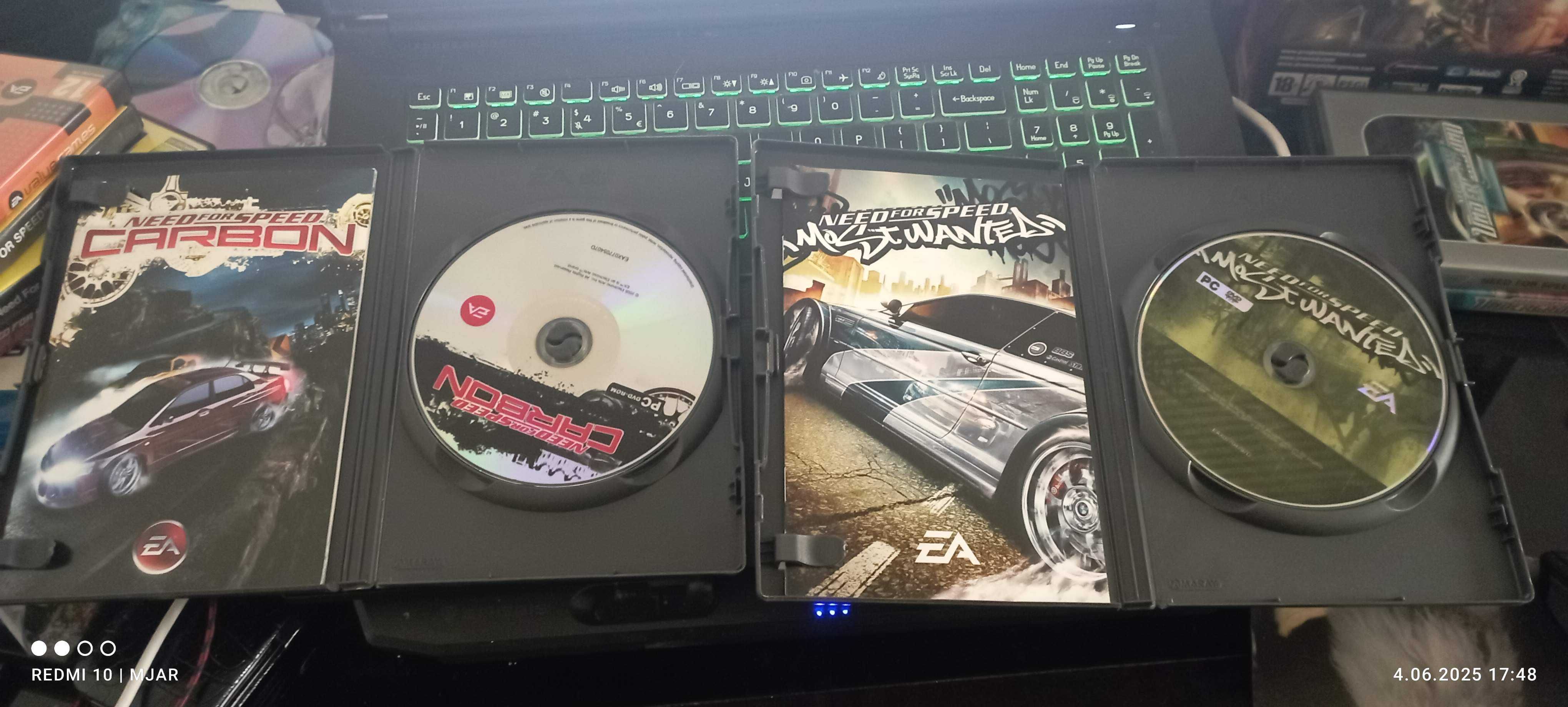 NFS underground 1 2 most wanted kolekcja gier pc