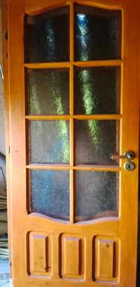 Drzwi wewnętrzne sosnowe (drewniane)
